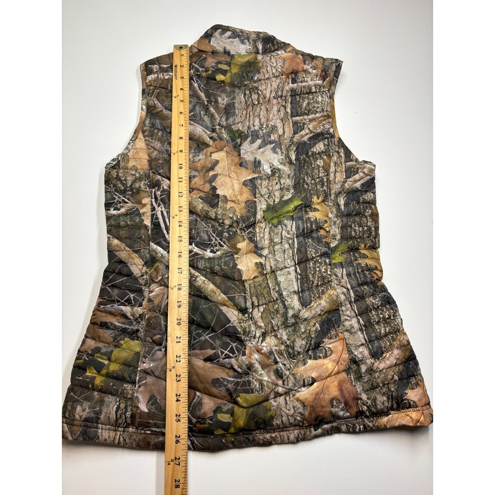 SHE Vest Womens S Green Camo Reversible Puffer Quilted Camouflage - Picture 11 of 12